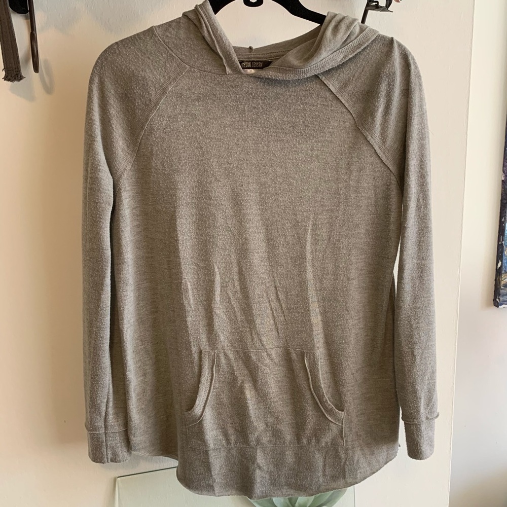 Gray Hooded Sweater